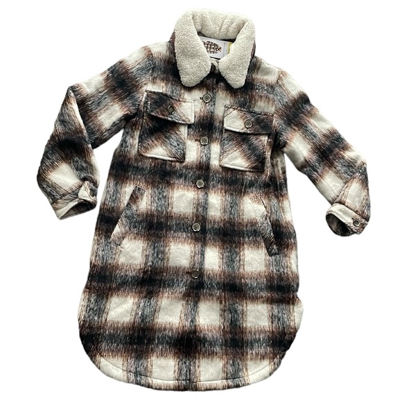 Two By VINCE CAMUTO - Wool Plaid Shacket / Wool Jacket - Picture 6 of 6